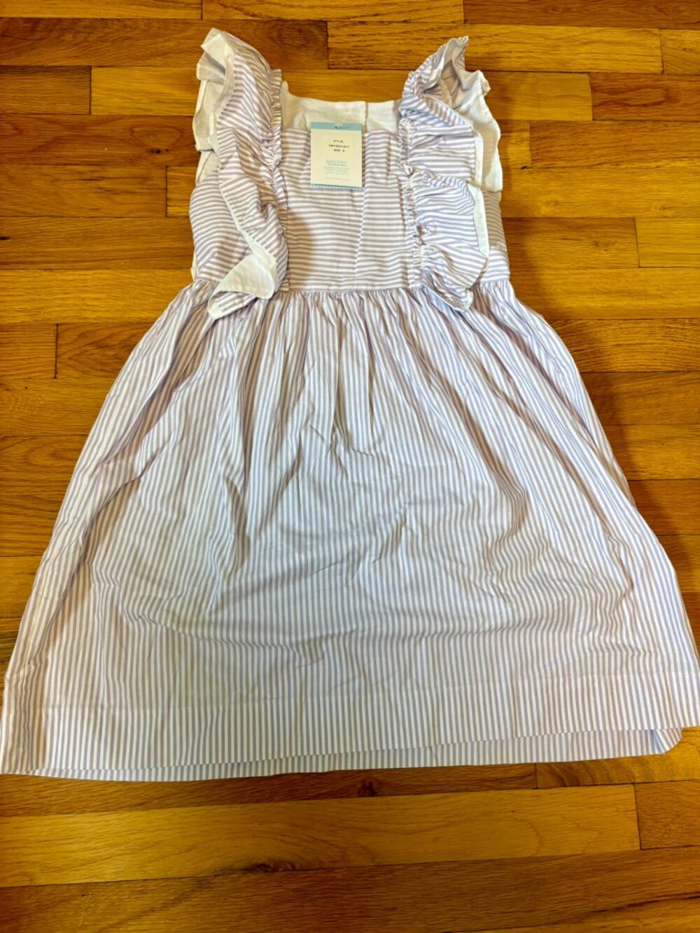 Purple/White Bella Bliss June Dress Size 8 NWT